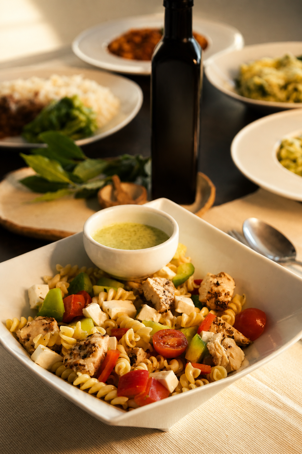 Ensalada Espirales de Pollo