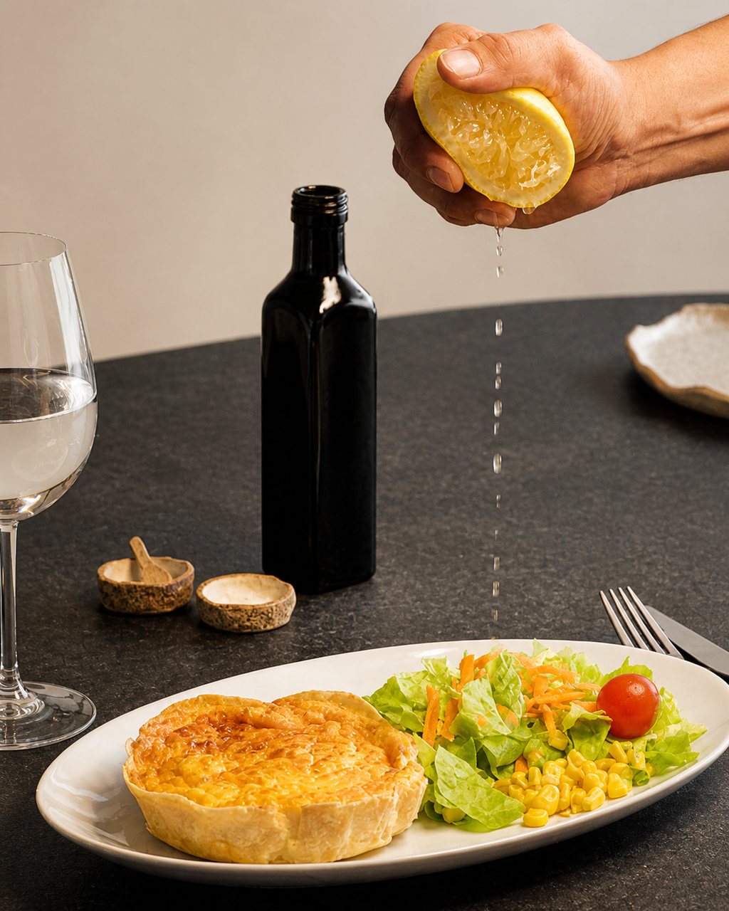 Quiche de espinaca queso